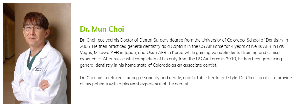 Dental Staff — Dr. Choi Bio in Thornton, CO