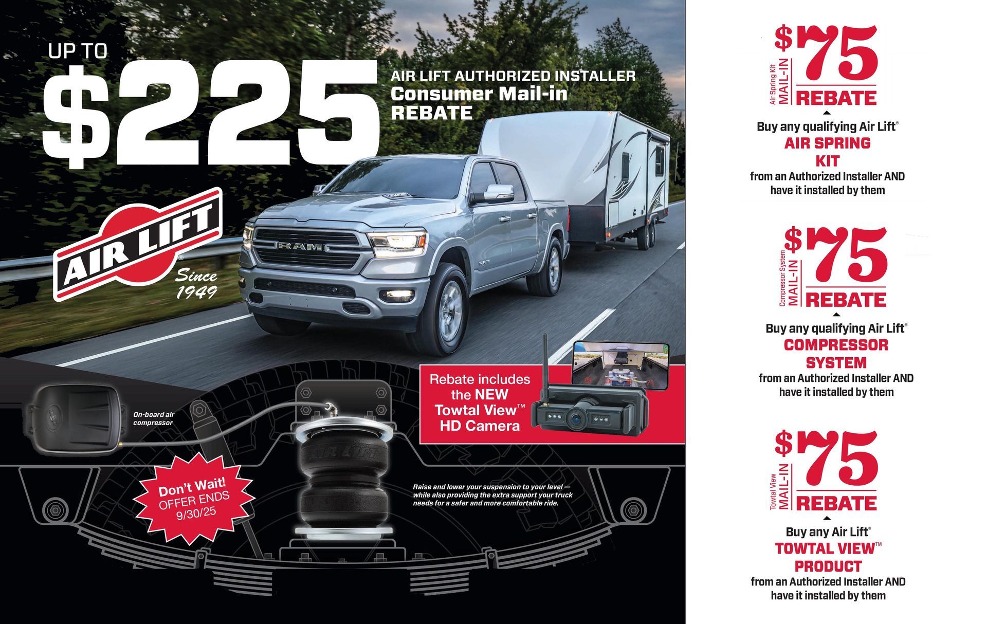 Load Support Rebate Offer | Forrest's Garage
