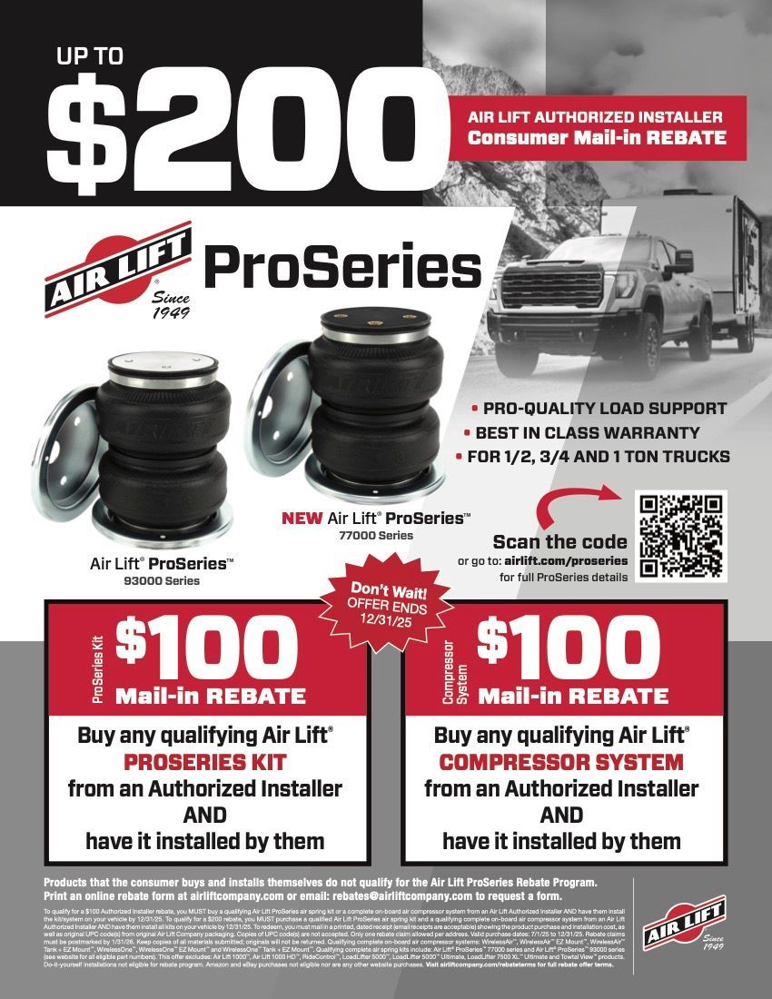 ProSeries Consumer Mail-In Rebate | Forrest's Garage