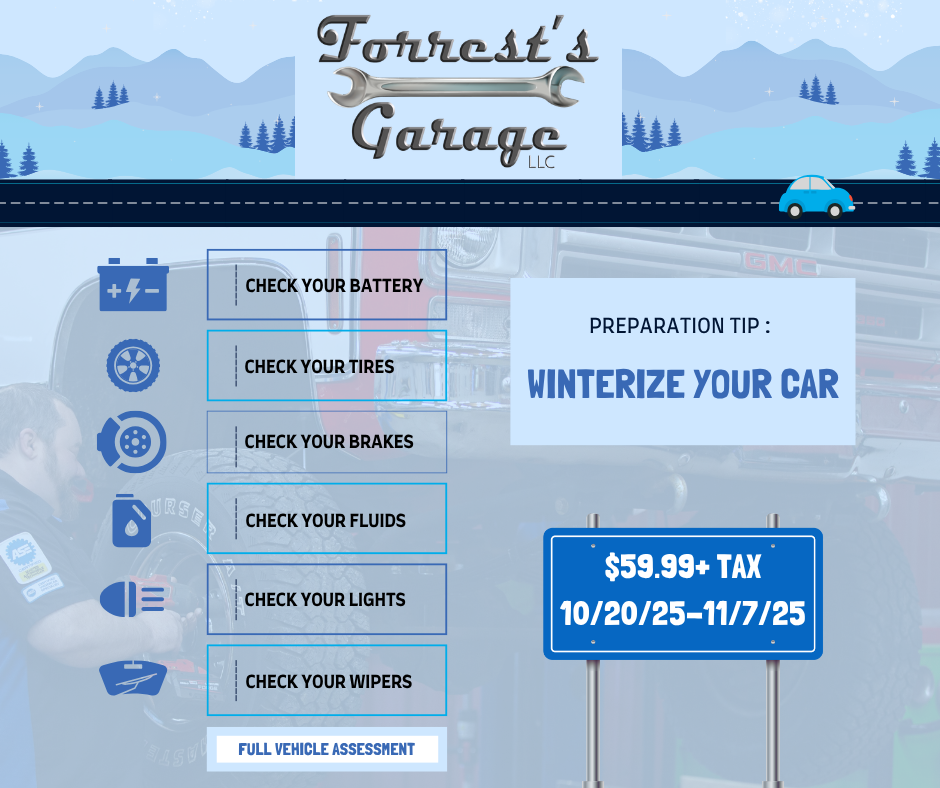 Preparation for Winte Car Care | Forrest's Garage