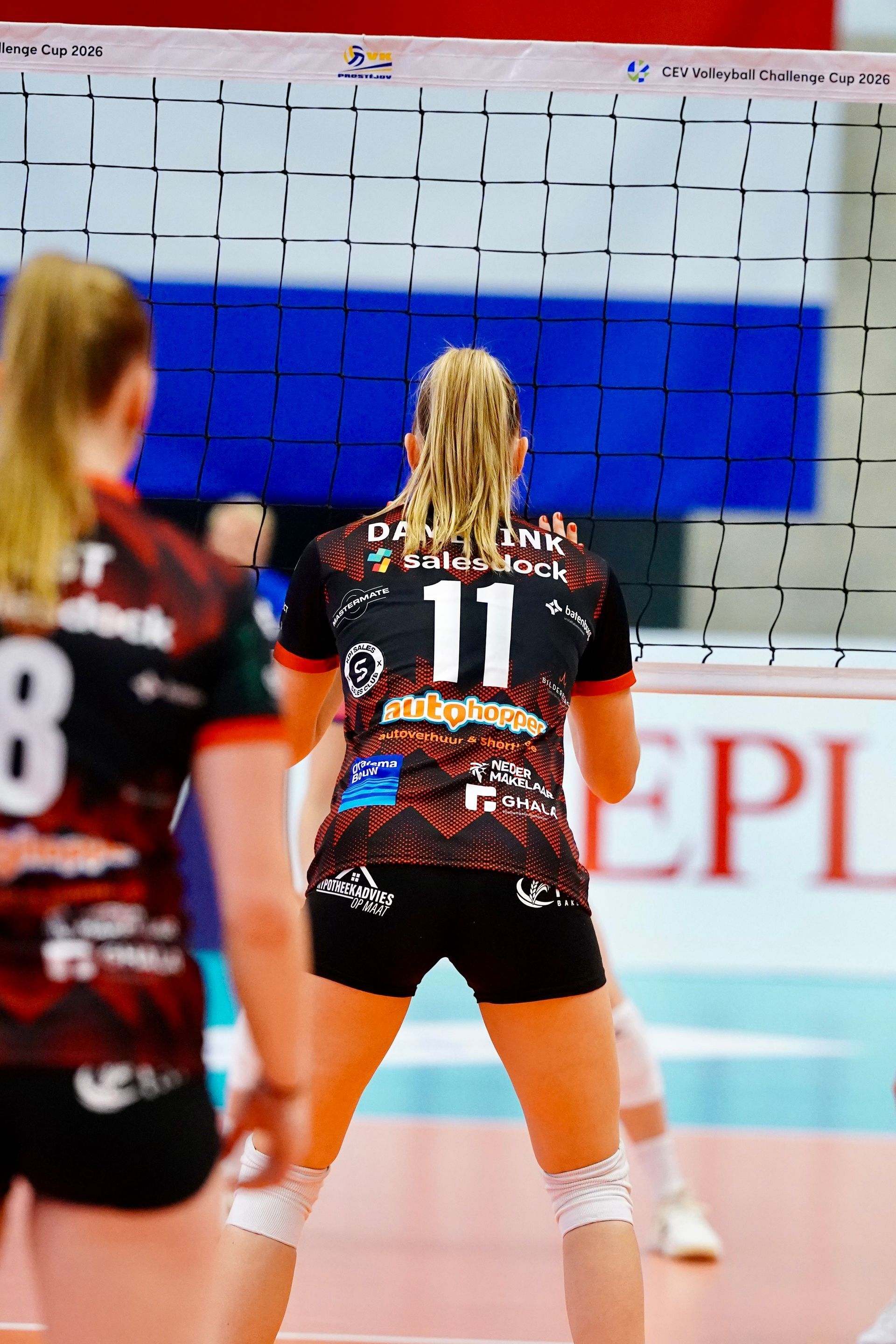 Volleybal Draisma Dynamo in actie