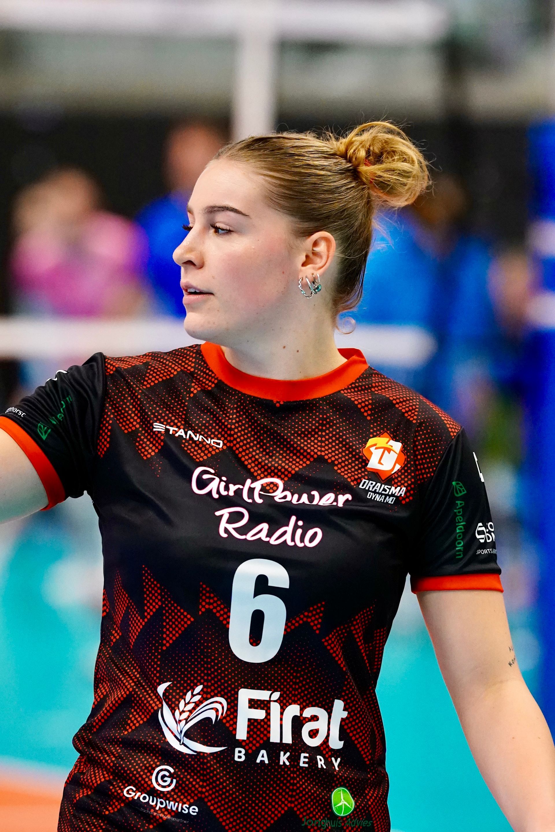 Volleybal Draisma Dynamo in actie