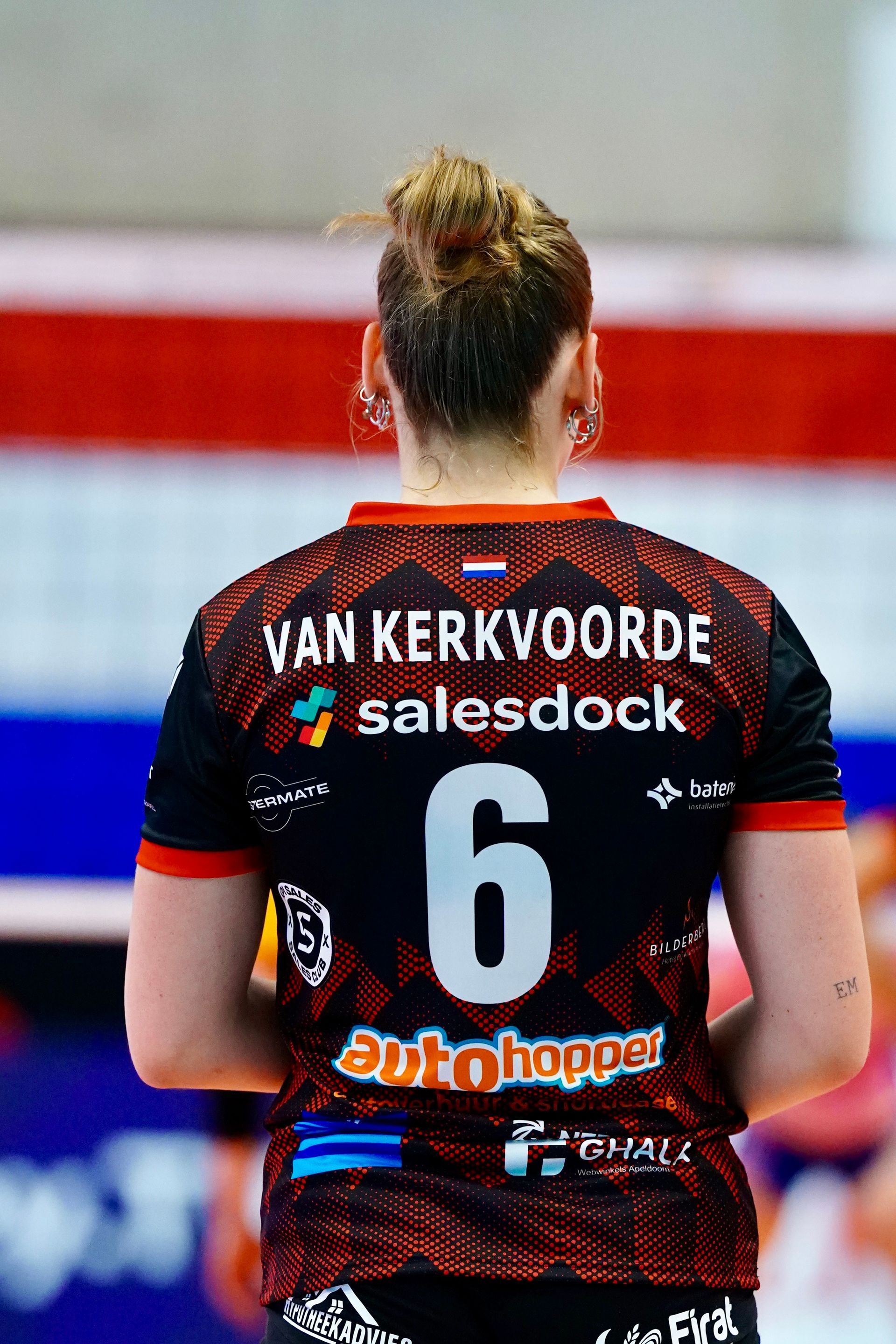 Volleybal Draisma Dynamo in actie