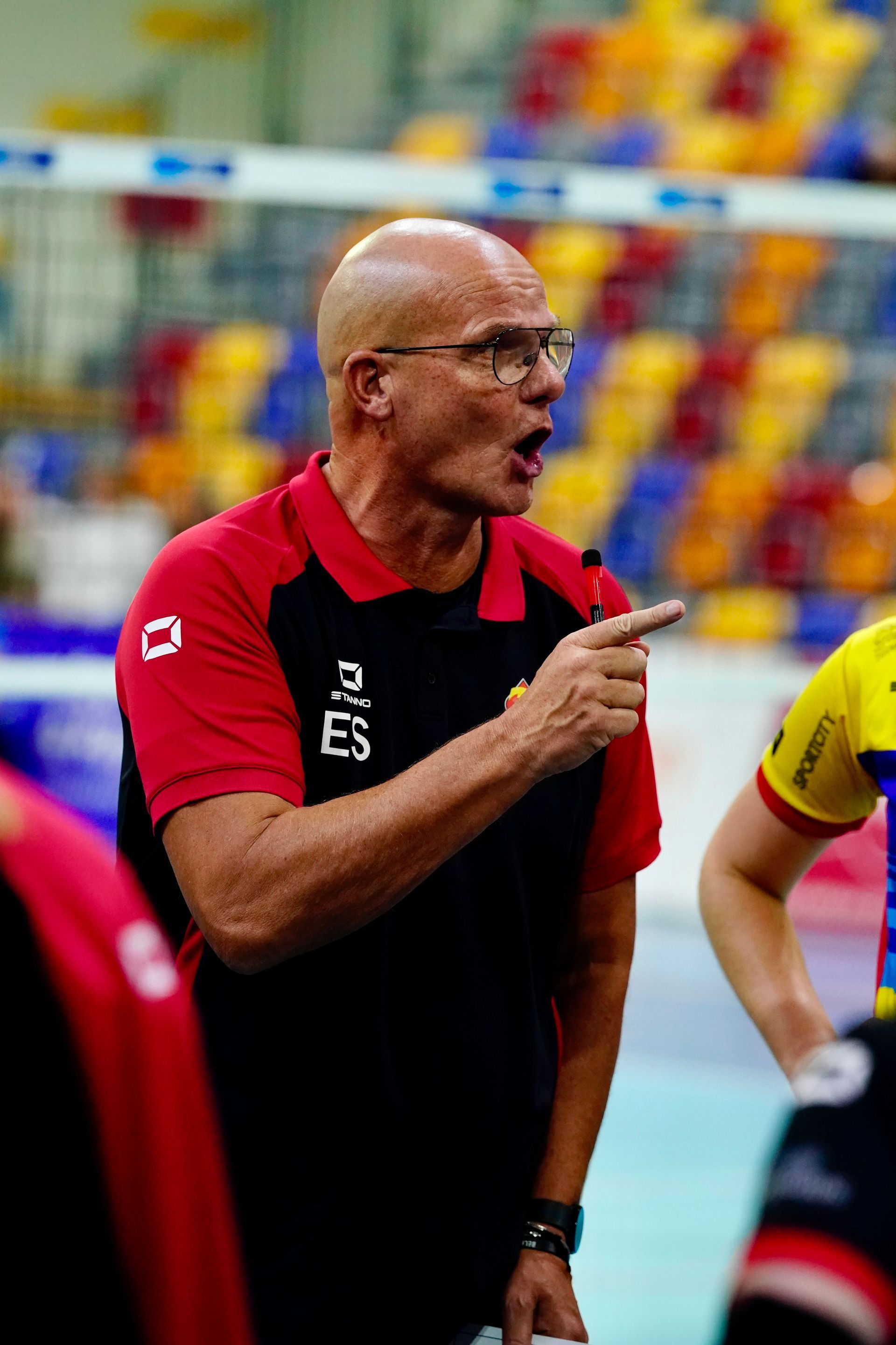 Volleybal actie foto