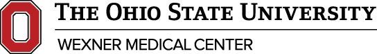The Ohio State University Wexner Medical Center logo: red "O" followed by text on a white background.