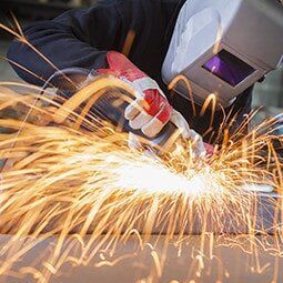 Welder Is Welding A Metal — Steel Fabrication In Darwin, NT