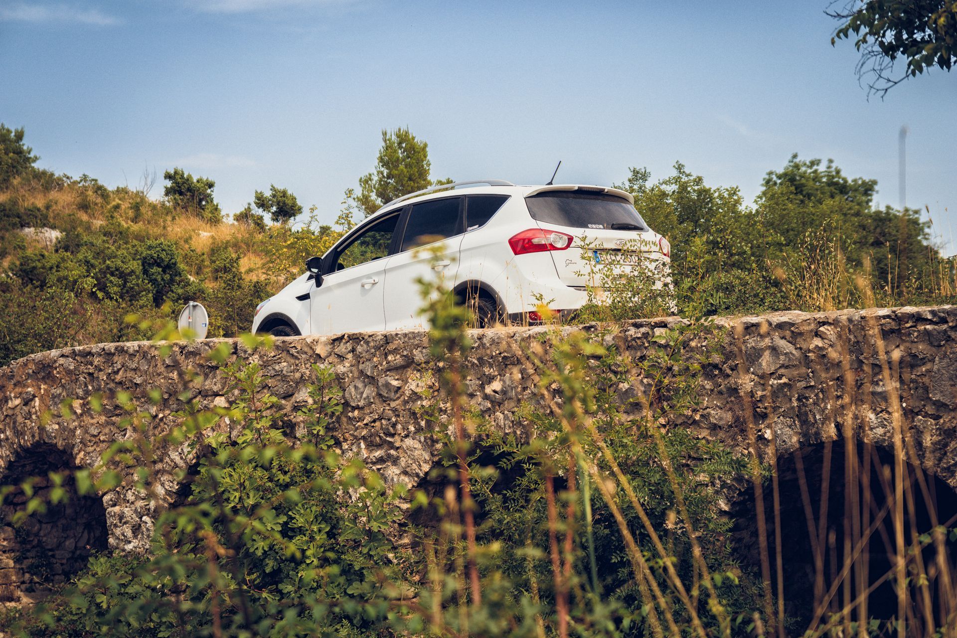 Ford Kuga Offroad Bridge Kroatien