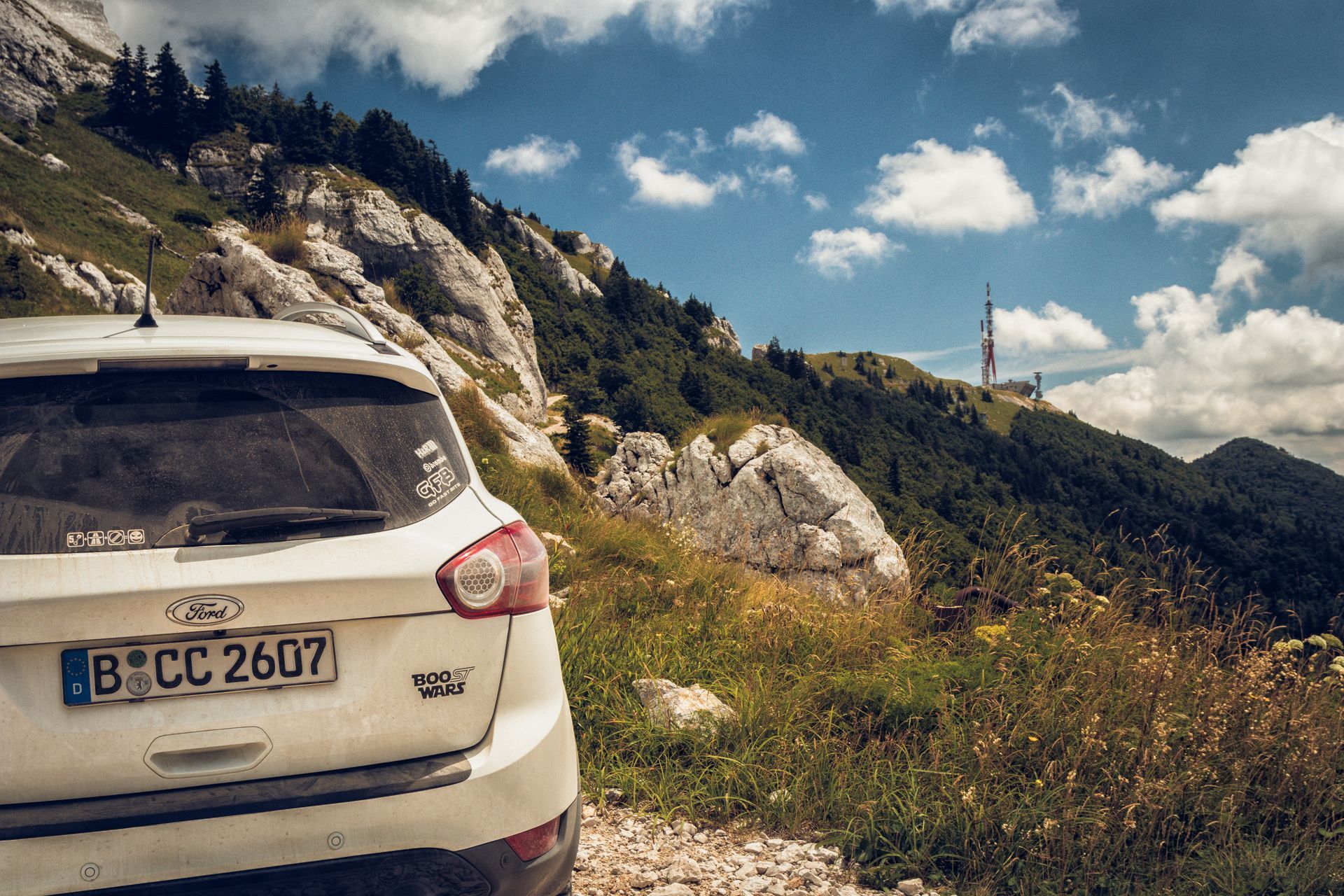 Ford Kuga Offroad Kroatien Berge