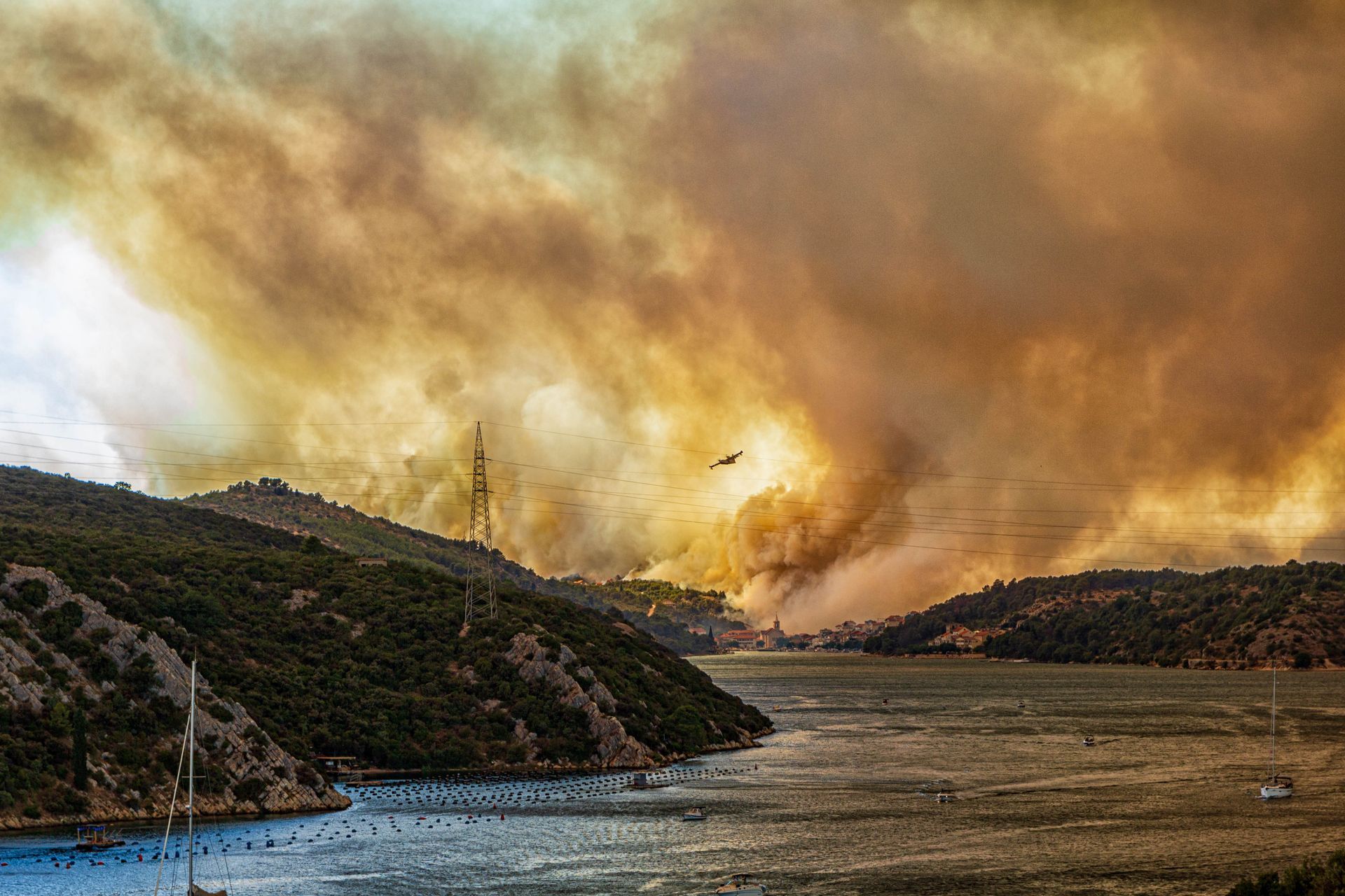 Firefighter in Croatia