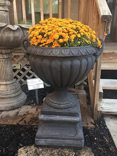 Large Cast Stone Planter — Garden Center in Kansas City, MO