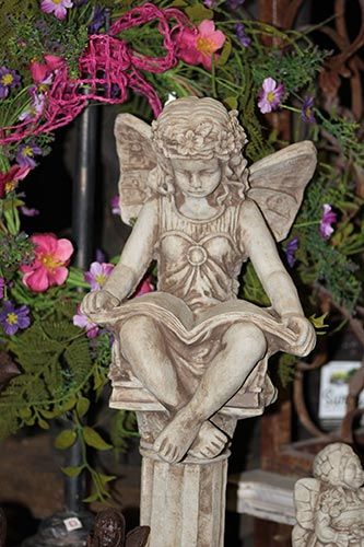 Reading Fairy Statue — Garden Center in Kansas City, MO