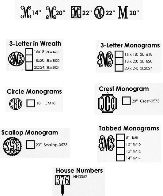 Monogram Orders — Garden Center in Kansas City, MO