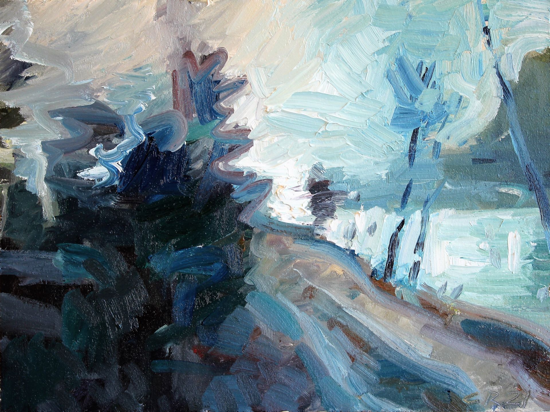 Misty Mood, 2021 Öl