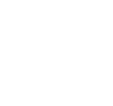 Canyon Falls Tree Works Logo - white Tree & Mountains graphics in a circle