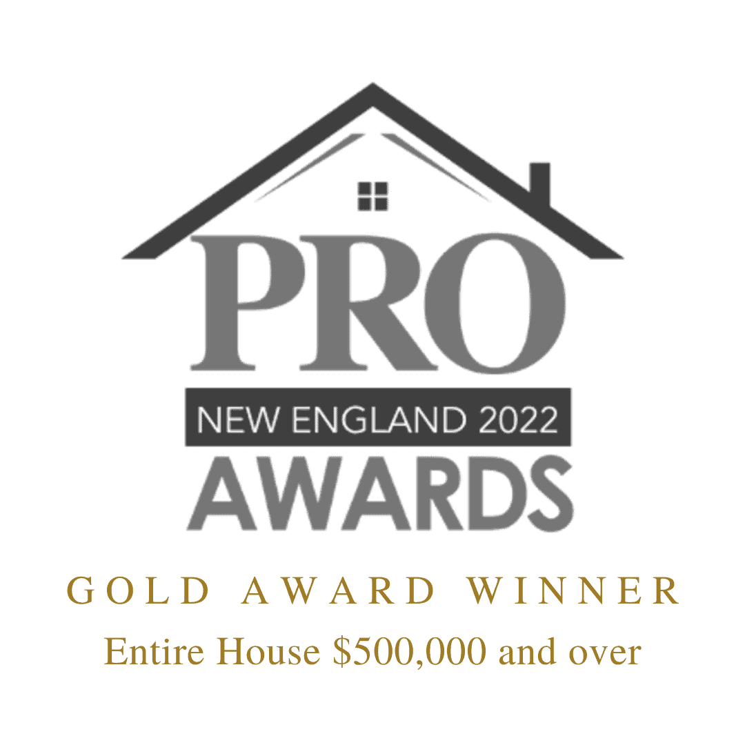 Pro new england 2022 awards gold award winner entire house $ 500,000 and over