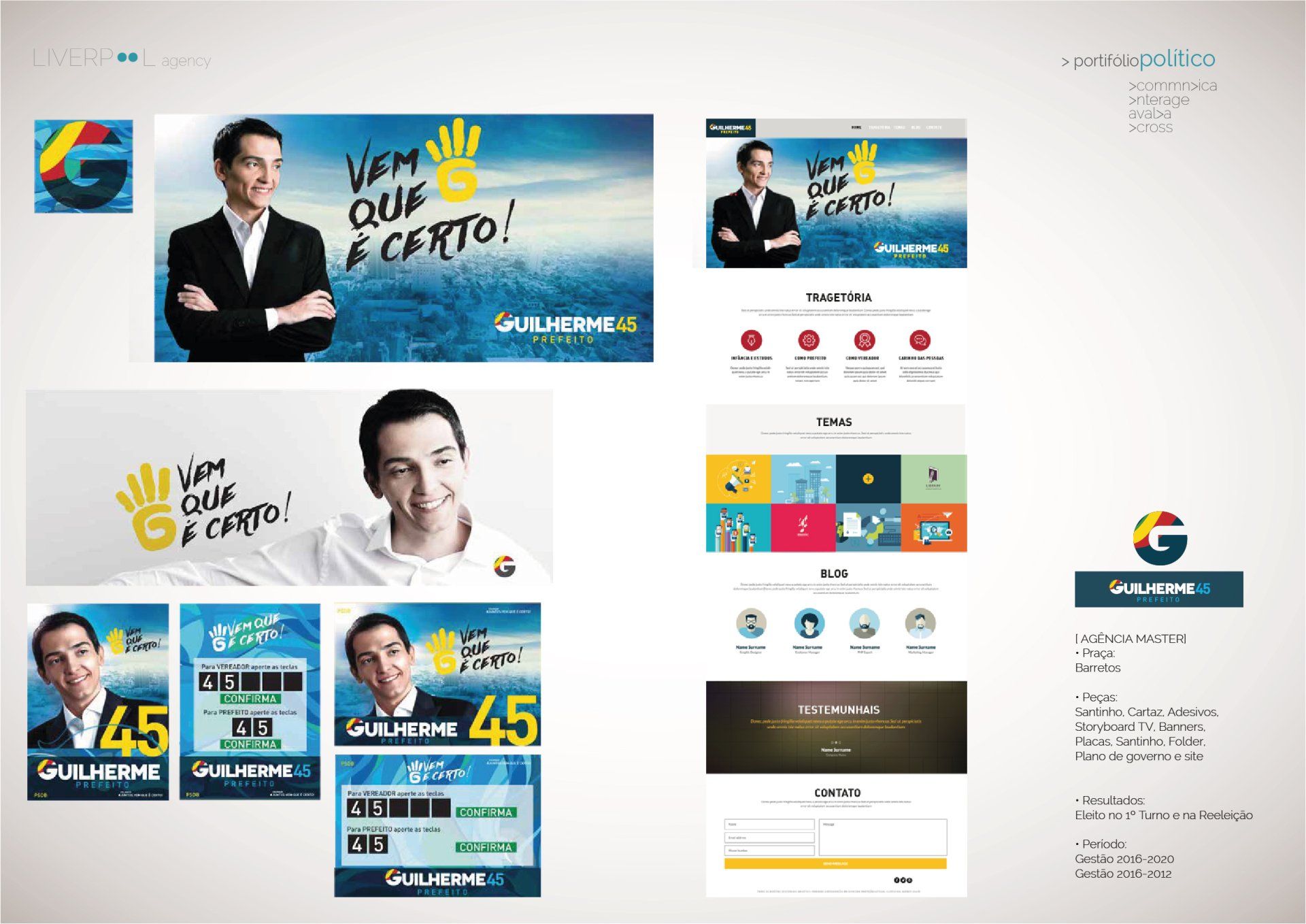 Um homem de terno está parado em frente a uma placa que diz vem que é certo