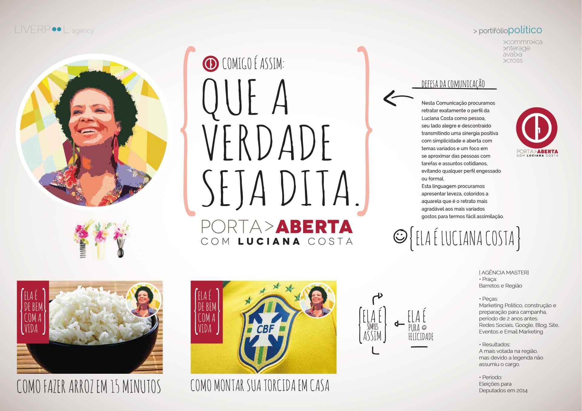 An advertisement for que a verdade seja dita