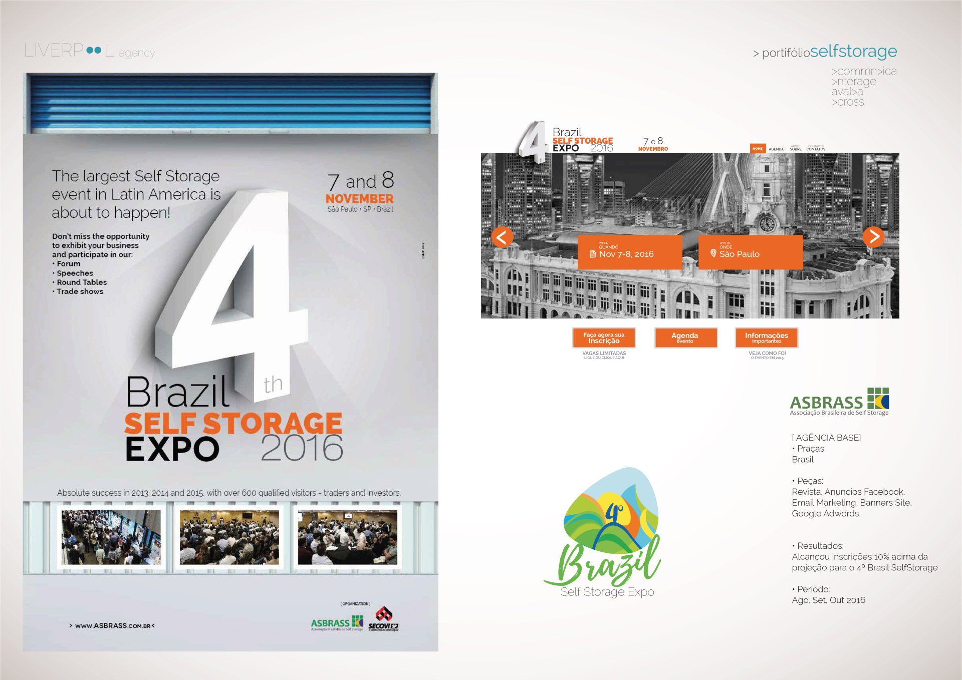 Um cartaz para a brazil self storage expo 2016