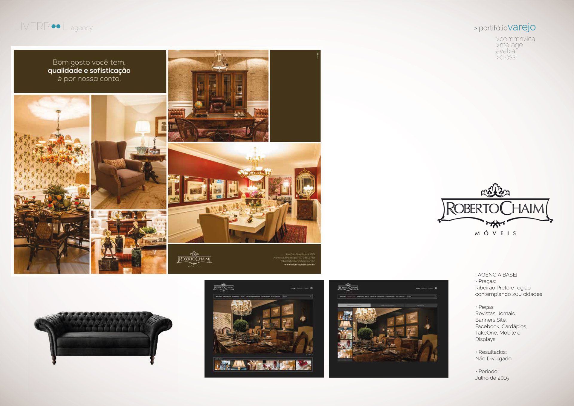 Uma foto de uma sala de estar com um sofá e um cartão de visita