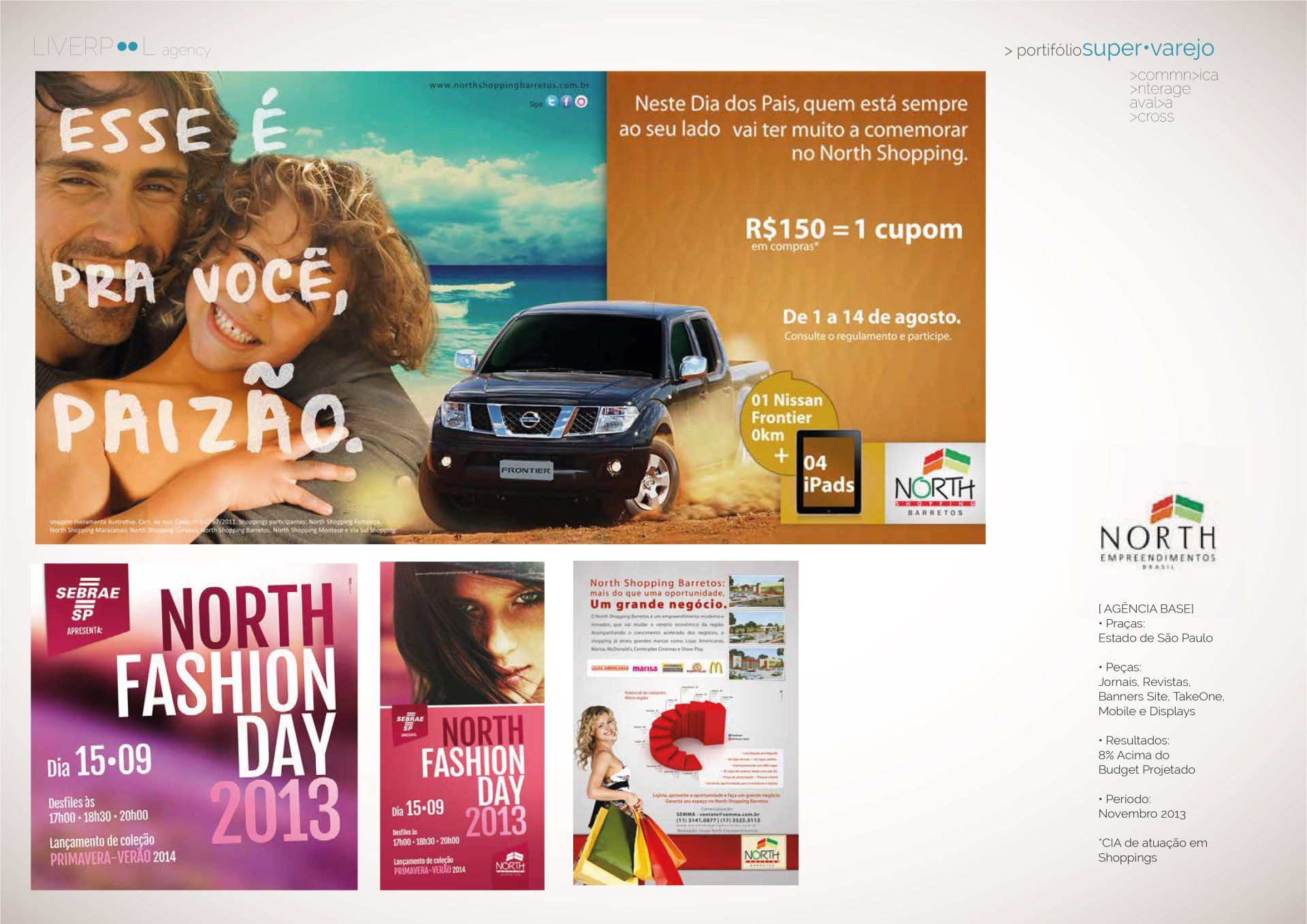 Uma coleção de anúncios para o north fashion day 2013