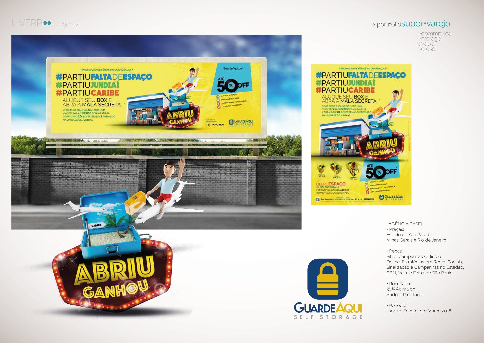 Um outdoor que diz cassino aberto nele