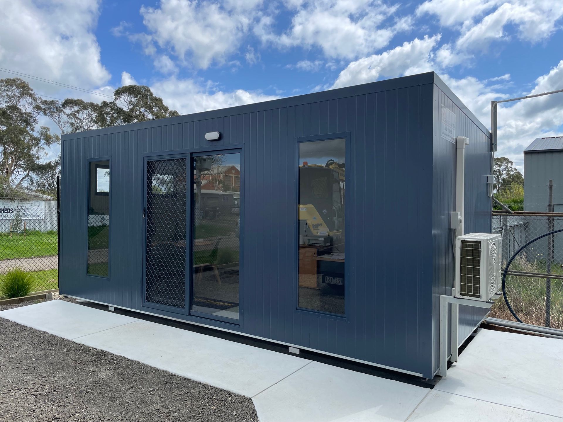 Portable construction buildings