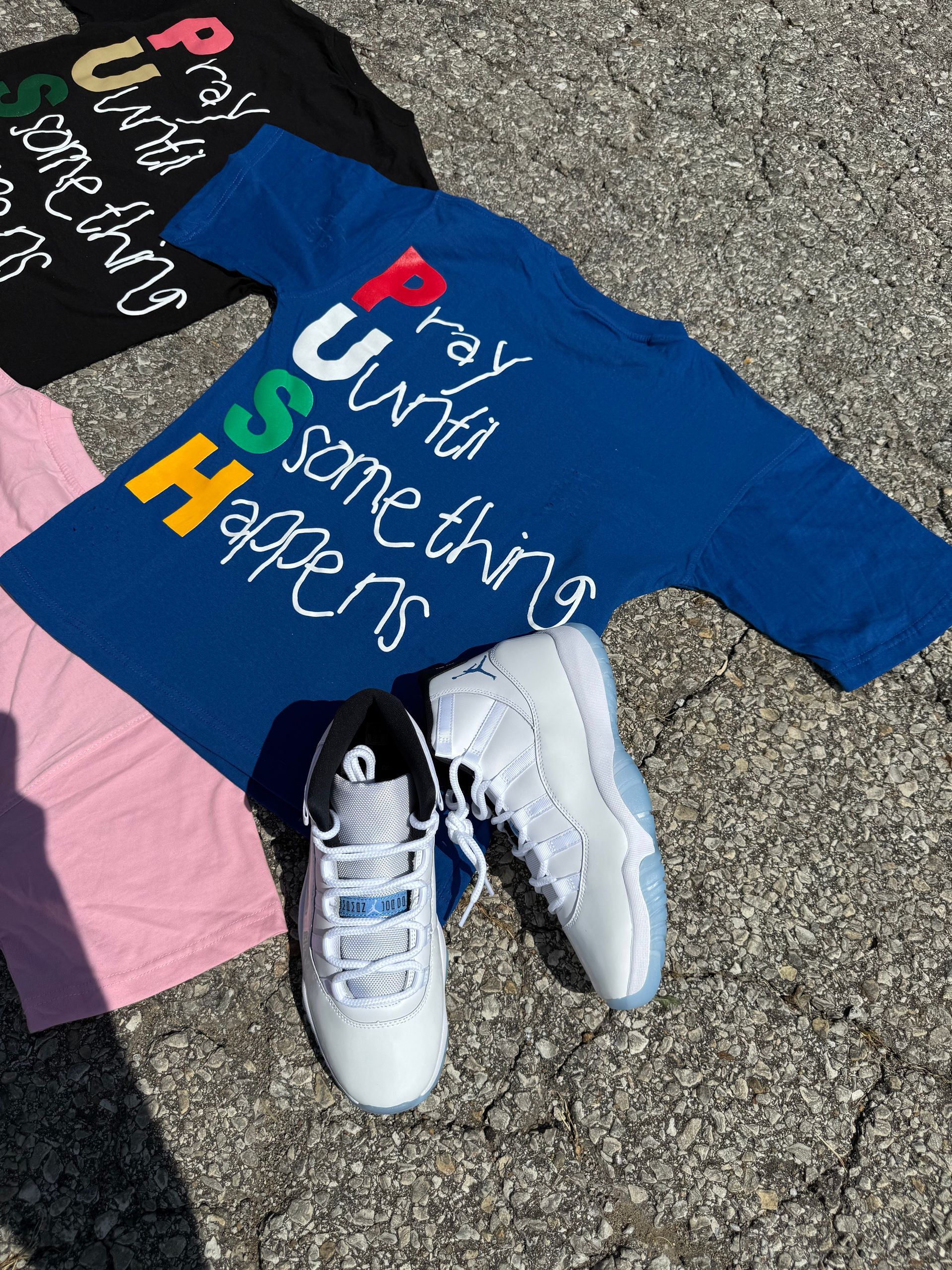 Blue p8q Department Tee