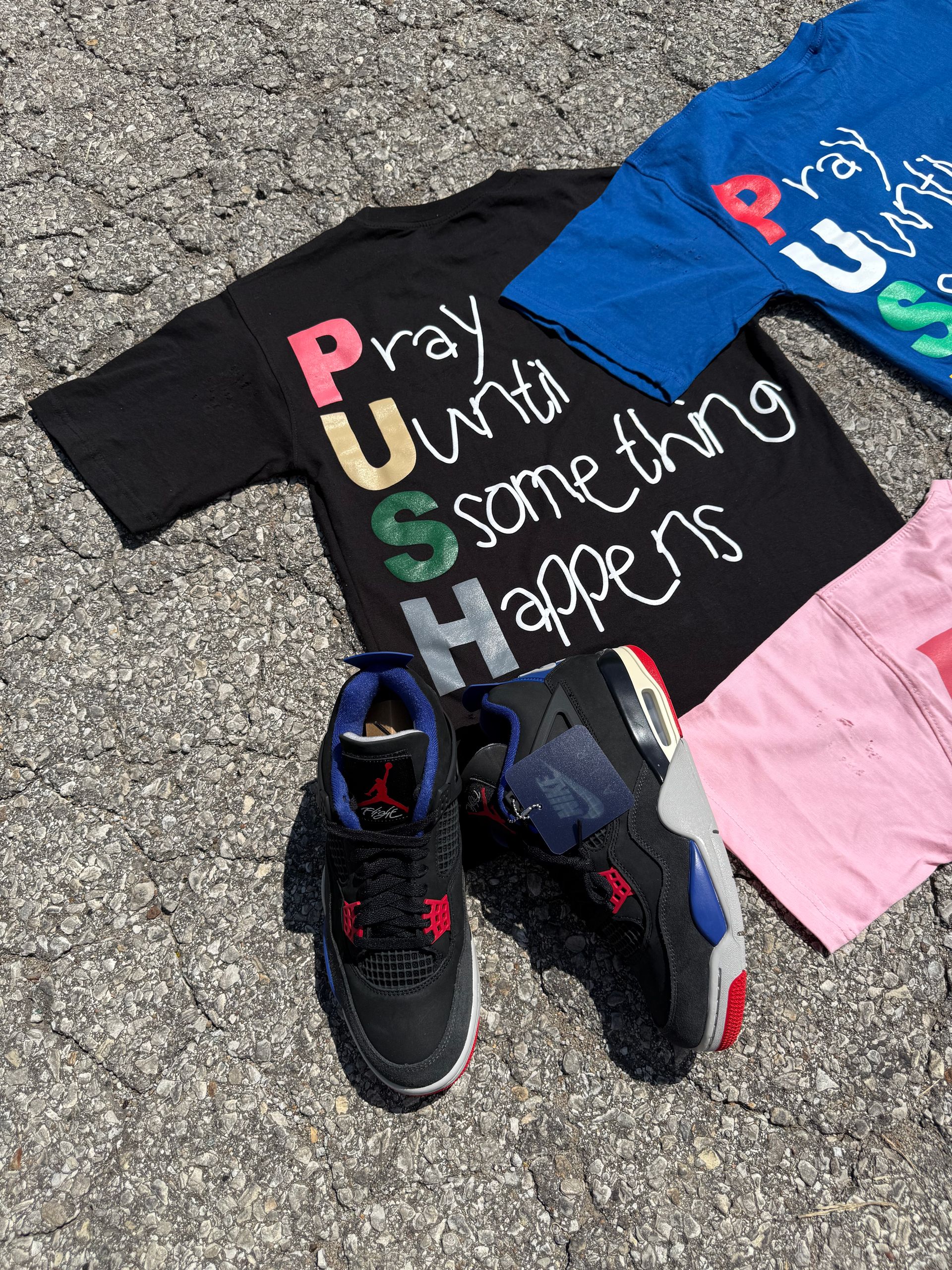 Black p8q Department Tee