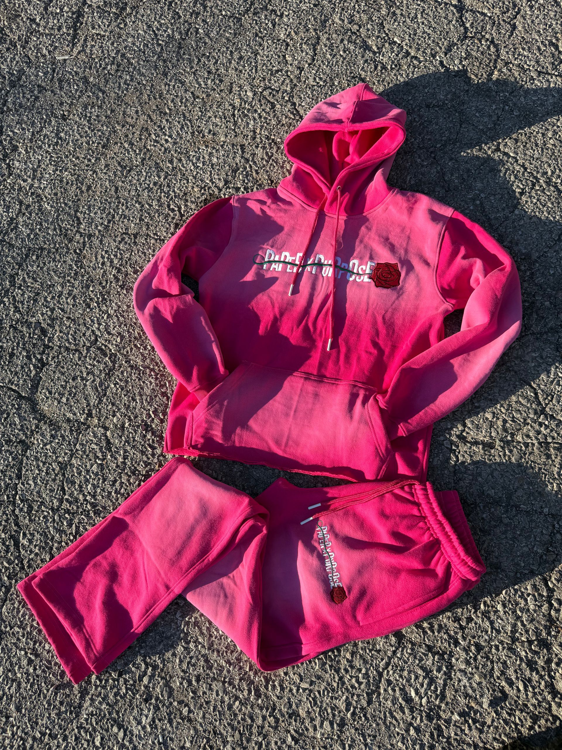 Hot Pink No p8q No Purpose Sweatsuit