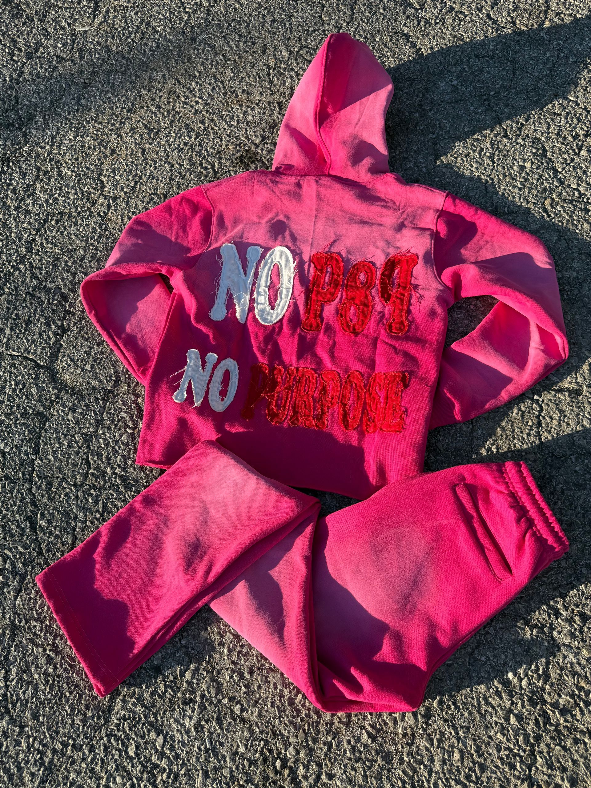 Hot Pink No p8q No Purpose Sweatsuit