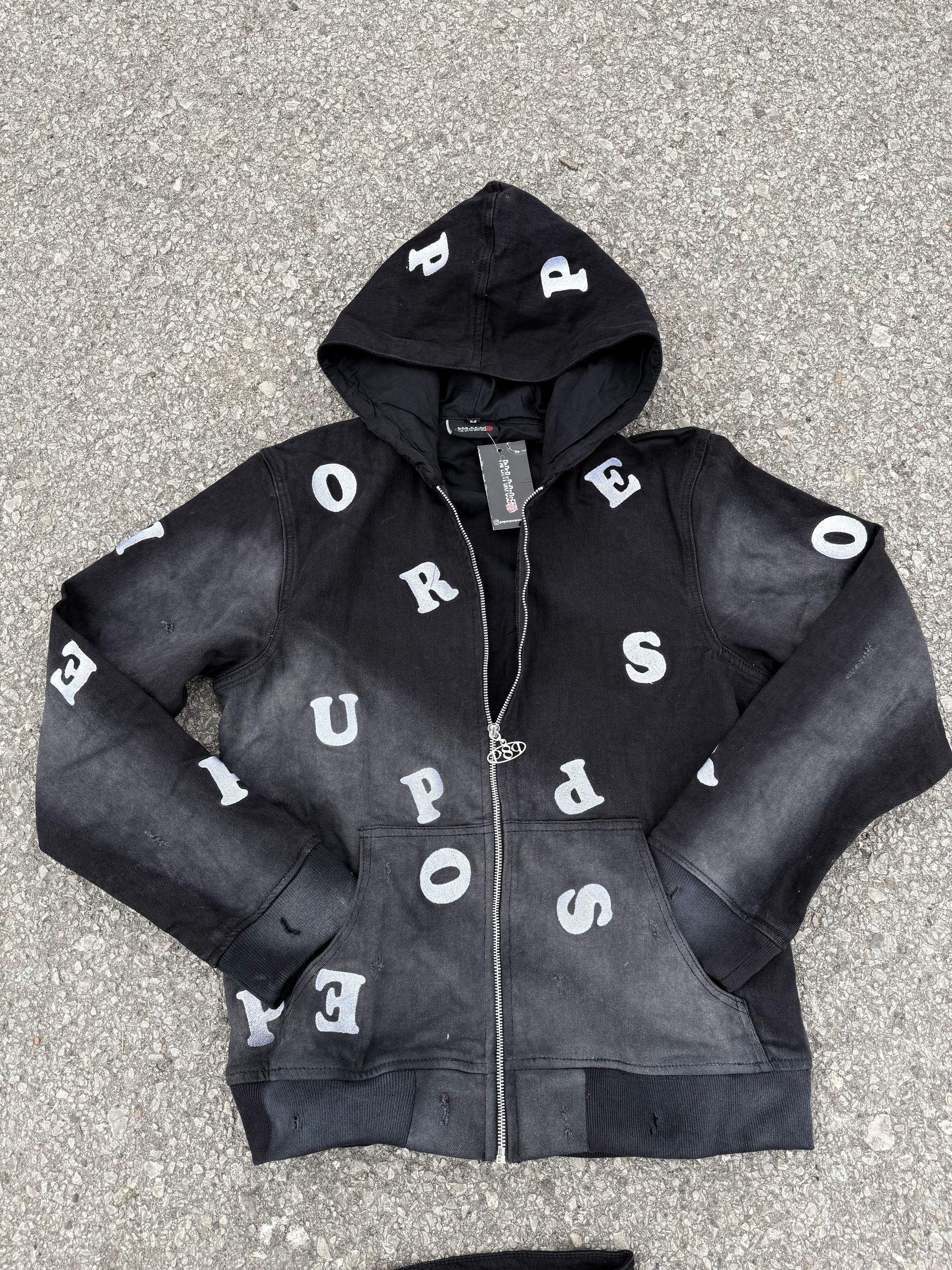 p8q Monogram Denim Jacket