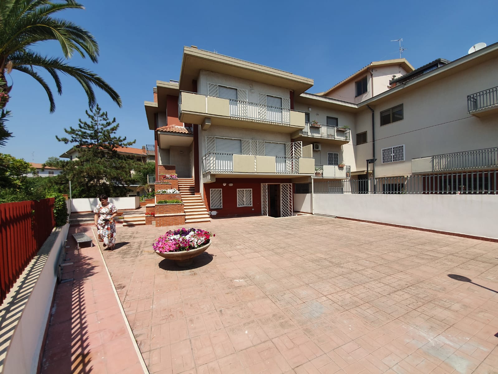 terrazza di una residenza per anziani