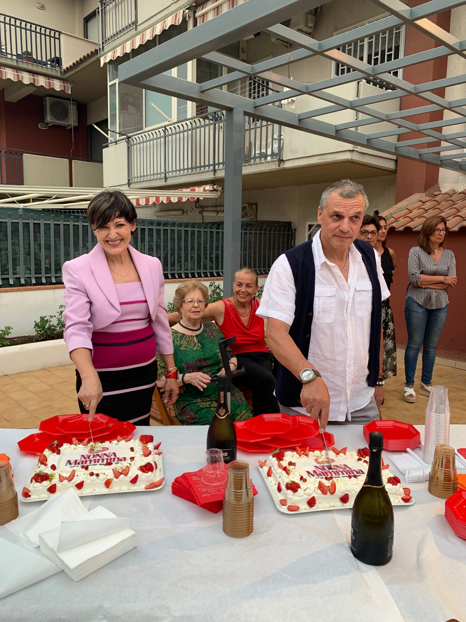evento in una residenza per anziani