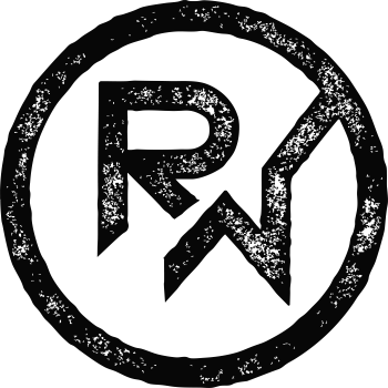 Black and white logo: