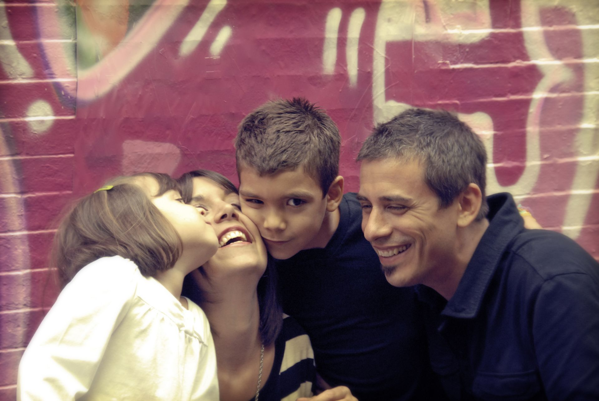 An old family picture before my youngest son was born.