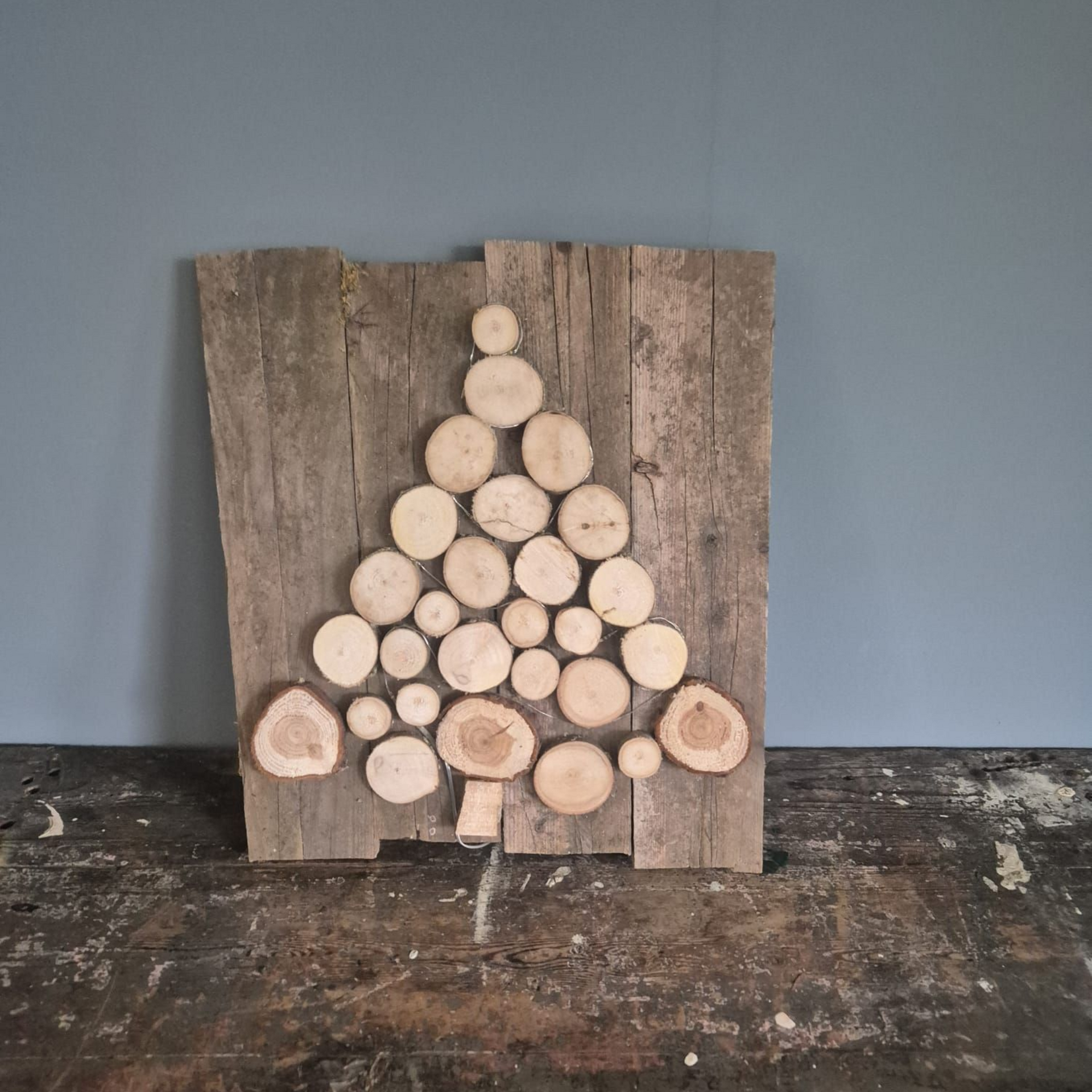 Kerstproduct gemaakt in de werkplaats en atelier.