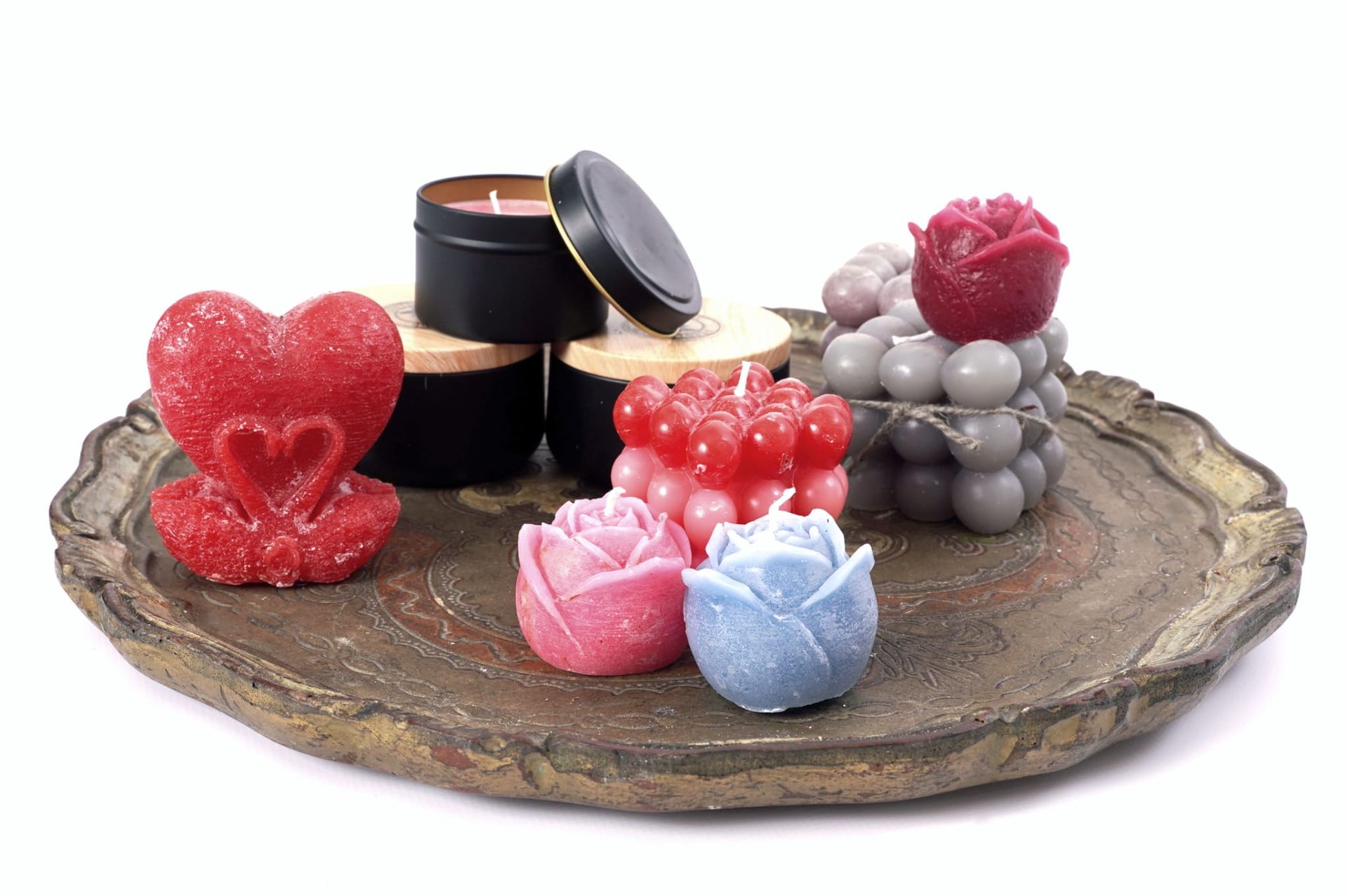 Kaarsjes gemaakt in het atelier