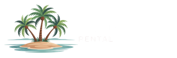 A small island with palm trees on it in the ocean.