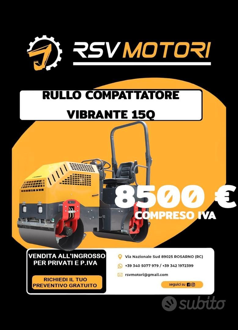Rullo Compattatore vibrante RSV 15q RSV