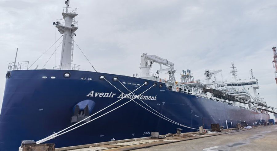 Avenir LNG Announces Delivery of New LNG Supply and Bunkering Vessel