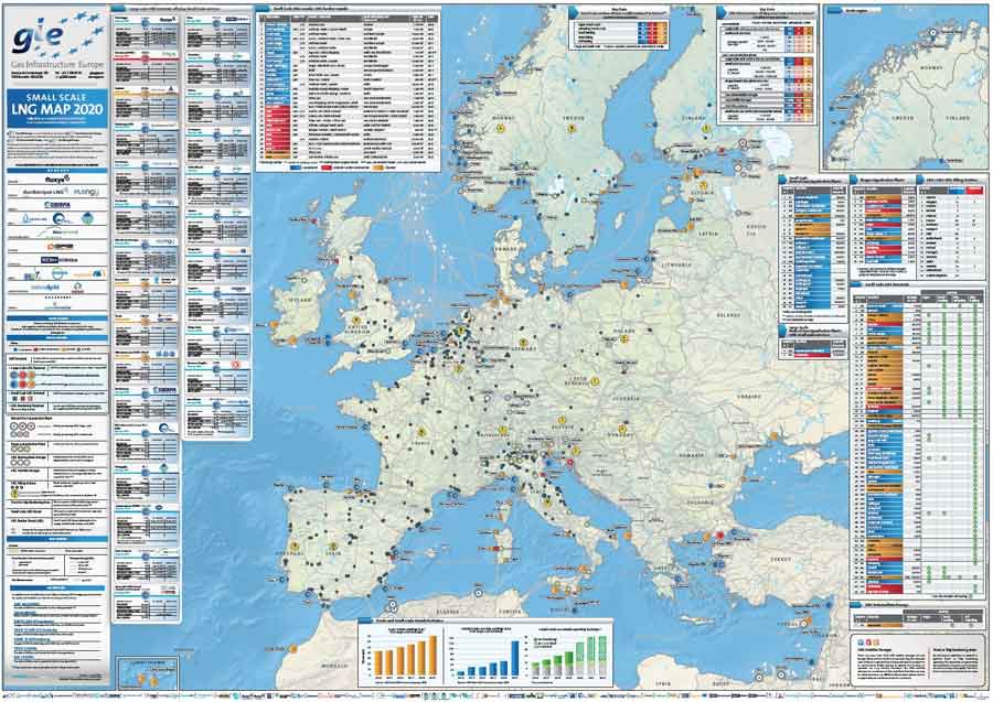 Europe LNG Map 2020