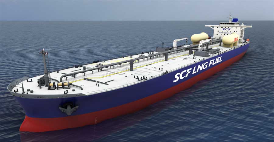 Hyundai Heavy Industries Group Order for LNG fueled Aframax Tankers