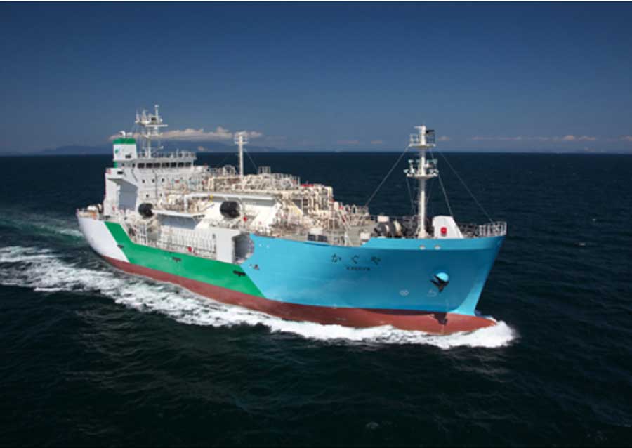 LNG bunkering vessel Kaguya Source: NYK