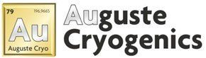 A logo for auguste cryogenics with a periodic table