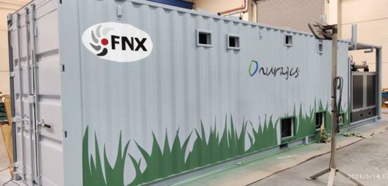Above: Modular Biogas to Biomethane Plant During Fabrication