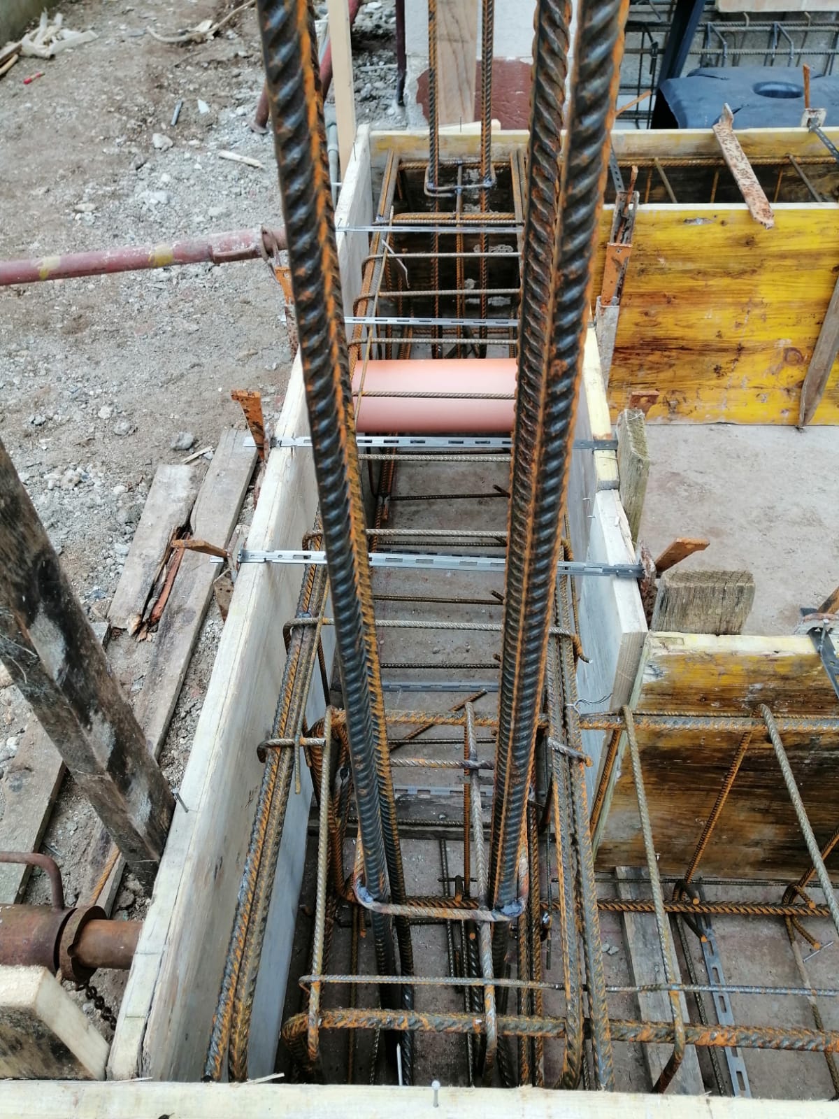 cantiere per nuova costruzione