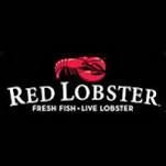 The red lobster logo is on a black background.
