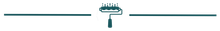 A blue paint roller is sitting on top of a white line. A blue paint roller is sitting on top of a white line.
