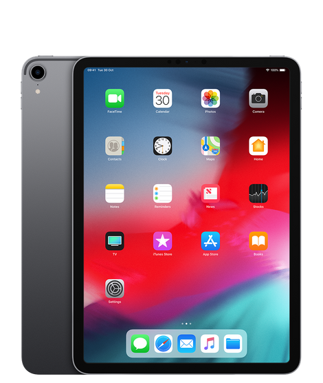 An apple ipad pro is shown on a white background.