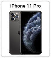 A picture of an iphone 11 pro on a white background.